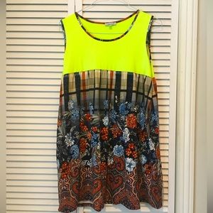 NWOT Neon Floral Tank
